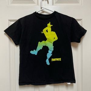 Fortnight Black Short Sleeve Tee Shirt